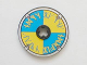 Part No: 2723pb011  Name: Technic, Disk 3 x 3 with Viking Shield Blue / Yellow Rune Pattern (Sticker) - Set 7017