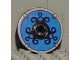 Part No: 2723pb029  Name: Technic, Disk 3 x 3 with Blue Viking Shield with Black Celtic Knots Pattern (Sticker) - Gear G577