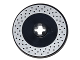 Part No: 2723pb063  Name: Technic, Disk 3 x 3 with Disk Brake Silver Drilled Rotor Pattern