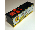 Part No: 2847c02pb01  Name: Electric 9V Battery Box 4 x 14 x 4 with Yellow Base and Power Puller Pattern (Sticker) - Set 8457