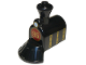 Part No: 28592pb02  Name: Duplo, Train Steam Engine Front with Cow Catcher with White Headlight and Gold '95' Pattern