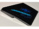 Part No: 29119pb032  Name: Wedge 2 x 1 x 2/3 Right with Medium Azure Stripe and Blue Chevrolet Logos Pattern (Sticker) - Set 75891
