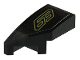 Part No: 29120pb052  Name: Wedge 2 x 1 x 2/3 Left with Gold '63' Pattern (Sticker) - Set 76923