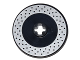 Part No: 2958pb063  Name: Technic, Disk 3 x 3 with Disk Brake Silver Drilled Rotor Pattern
