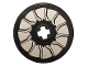 Part No: 2958pb073  Name: Technic, Disk 3 x 3 with Silver Rotor Blades Pattern (Sticker) - Set 76144