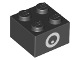 Part No: 3003pb129  Name: Brick 2 x 2 with Black and White Eye Pattern (Super Mario Chain Chomp)