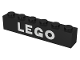Part No: 3009p03  Name: Brick 1 x 6 with White 'LEGO' Text Pattern