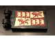 Part No: 30350bpb089  Name: Tile, Modified 2 x 3 with 2 Clips with Gryffindor Banner Pattern (Sticker) - Set 71043