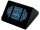 Part No: 3043pb02  Name: Slope 45 2 x 2 Double with Medium Azure Display Screen with White Super Storm Jet Pattern (Sticker) - Set 71833