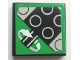 Part No: 3068pb0102  Name: Tile 2 x 2 with Rotation Sensor Pattern (Sticker) - Set 8479