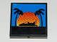Part No: 3068pb0183  Name: Tile 2 x 2 with Hovercraft Sunset Pattern (Sticker) - Set 8485