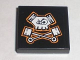Part No: 3068pb0370  Name: Tile 2 x 2 with Pistons Skull Pattern (Sticker) - Set 8211