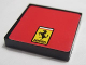 Part No: 3068pb0623  Name: Tile 2 x 2 with Ferrari Logo Small Rectangular Pattern (Sticker) - Set 8652
