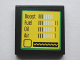 Part No: 3068pb1072  Name: Tile 2 x 2 with 'Boost', 'Fuel, 'Oil' and 'Air' Bar Gauges and Sine Wave Meter Pattern (Sticker) - Set 75913