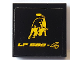 Part No: 3068pb1335  Name: Tile 2 x 2 with Yellow Lamborghini Bull Logo and 'LP 560-4' Pattern (Sticker) - Set 8169