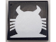 Part No: 3068pb2394  Name: Tile 2 x 2 with White Spider Head and Thorax (Venom) Pattern (Sticker) - Set 76115