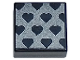 Part No: 3070pb274  Name: Tile 1 x 1 with Hearts on Dark Silver Background Pattern