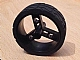 Part No: 32247c01  Name: Wheel 41mm Znap Thin Tread with Black Tire 41 mm Directional Tread