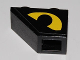 Part No: 3665pb002R  Name: Slope, Inverted 45 2 x 1 with Yellow Eye Pattern Model Right Side (Sticker) - Set 8485