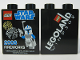 Part No: 4066pb326  Name: Duplo, Brick 1 x 2 x 2 with Star Wars 2008 Fireworks Legoland Windsor Pattern