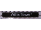 Part No: 4162pb063  Name: Tile 1 x 8 with 'Willis Tower' Pattern