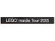 Part No: 4162pb129  Name: Tile 1 x 8 with 'LEGO Inside Tour 2015' Pattern