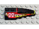 Part No: 41747pb014  Name: Wedge 6 x 2 Right with Red/Yellow/White Flame Pattern and 99 Pattern