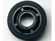 Part No: 42610c02  Name: Wheel 11mm D. x 8mm with Center Groove with Black Tire 14mm D. x 6mm Solid Smooth (42610 / 50945)