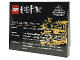 Part No: 4515pb074a  Name: Slope 10 6 x 8 with LEGO Harry Potter Hogwarts Express Details - First Version with 'GWR 5900' and 'King Cross' Pattern (Sticker) - Set 76405