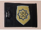 Part No: 4533pb010  Name: Container, Cupboard 2 x 3 x 2 Door with World City Gold Police Badge Pattern (Sticker) - Set 7033