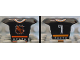 Part No: 47577pb07  Name: Minifigure Hockey Body Armor with Orange and White NHL Logo, Stars, Stripes, Collar, and Number 7 Pattern