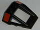 Part No: 47758pb02  Name: Windscreen 4 x 4 x 1 Roll Cage with Red Rectangle Pattern on Both Sides (Stickers) - Set 75101
