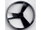 Part No: 50899pb02  Name: Bionicle Rhotuka Spinner (Propeller / Rotor) with Code on Side and Marbled Pearl Light Gray Pattern