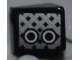 Part No: 54200pb026L  Name: Slope 30 1 x 1 x 2/3 with Grille and 2 Black and White Circles Pattern Model Left Side (Sticker) - Set 8186