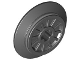 Part No: 55423c01  Name: Train Wheel RC, Spoked with Technic Axle Hole and Rubber Friction Band