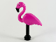 Part No: 57798pb01  Name: Bird, Flamingo with Dark Pink Body Pattern
