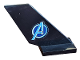 Part No: 6239pb113R  Name: Tail Shuttle with Avengers Logo Pattern Model Right Side (Sticker) - Set 76126