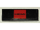 Part No: 63864pb175  Name: Tile 1 x 3 with 'HEMI' on Red Background Pattern (Sticker) - Set 75893