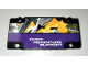 Part No: 64782pb045  Name: Technic, Panel Plate 5 x 11 x 1 with White 'EXTREME ADVENTURE SUPPORT' on Dark Purple Background Pattern (Sticker) - Set 42069