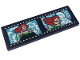 Part No: 69729pb101  Name: Tile 2 x 6 with Filmstrip / Roll with Ariel and Prince Eric Minifigures Pattern (Sticker) - Set 43227