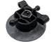 Part No: 7169c01  Name: Technic, Steering Axle with 2 Ball Joints and 2 Arms with Axle Holes with Dark Bluish Gray Brake Rotor 3 Pin Holes Round and Center CV Joint Wide Socket (7169 / 7168)