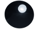 Part No: 75902pb39R  Name: Minifigure, Shield Circular / Round Convex Face with White Circle Glint Pattern Model Right Side (Pokémon Pikachu Eye)