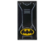Part No: 87079pb0730  Name: Tile 2 x 4 with Yellow Batman Logo, Hull Plates and Vents Pattern (Sticker) - Set 76159