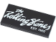 Part No: 87079pb1179  Name: Tile 2 x 4 with 'the Rolling Stones EST. 1962' Pattern