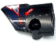 Part No: 87080pb068  Name: Technic, Panel Fairing # 1 Small Smooth Short, Side A with White 'TOW' on Red Arrow, Red and White Lightning Stripes Pattern (Sticker) - Set 42109