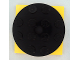 Part No: 87081c04  Name: Turntable 4 x 4 x 1 1/3 with Yellow Square Base, Locking (87081 / 61485)