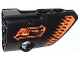 Part No: 87086pb010  Name: Technic, Panel Fairing # 2 Small Smooth Short, Side B with 'PULL BACK' and Orange Arrows Pattern (Sticker) - Set 42026