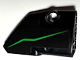 Part No: 87086pb088  Name: Technic, Panel Fairing # 2 Small Smooth Short, Side B with Bright Green Stripe Pattern (Sticker) - Set 42170