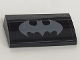 Part No: 88930pb189  Name: Slope, Curved 2 x 4 x 2/3 with Bottom Tubes with Dark Bluish Gray Batman Logo Pattern (Sticker) - Set 70916