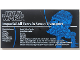 Part No: 90498pb58  Name: Tile 8 x 16 with Bottom Tubes, Textured Surface with Star Wars Imperial All Terrain Scout Transport Pattern